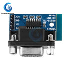 MAX3232 RS232 to TTL Serial Port Converter Module DB9 Connector Adapter 3.3V-5.5V For Arduino Radio Modification Set-top Box