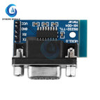 MAX3232 RS232 to TTL Serial Port Converter Module DB9 Connector Adapter 3.3V-5.5V For Arduino Radio Modification Set-top Box