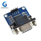 MAX3232 RS232 to TTL Serial Port Converter Module DB9 Connector Adapter 3.3V-5.5V For Arduino Radio Modification Set-top Box