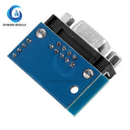 MAX3232 RS232 to TTL Serial Port Converter Module DB9 Connector Adapter 3.3V-5.5V For Arduino Radio Modification Set-top Box