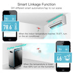 MOES Tuya Smart ZigBee Temperature and Humidity Sensor Indoor Hygrometer With Digital LCD Display Smart Life APP Remote Control
