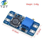 MT3608 DC-DC Adjustable Boost Module 2A Boost Plate Step Up Module with MICRO USB 2V-24V to 5V 9V 12V 28V