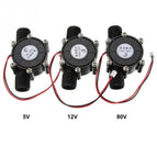 Micro Hydro Generator 80V/12V/5V10W DC water flow generator turbine generator hydroelectric Tap Water Flow Hydraulic DIY