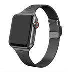 Milanese Loop Strap for Apple Watch Band 49mm 45mm 41mm 44mm 40mm 42/38mm Stainless Steel Metal IWatch Series 8 7 6 SE 5 4 ultra