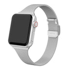Milanese Loop Strap for Apple Watch Band 49mm 45mm 41mm 44mm 40mm 42/38mm Stainless Steel Metal IWatch Series 8 7 6 SE 5 4 ultra