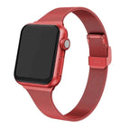 Milanese Loop Strap for Apple Watch Band 49mm 45mm 41mm 44mm 40mm 42/38mm Stainless Steel Metal IWatch Series 8 7 6 SE 5 4 ultra