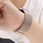 Milanese Loop Strap for Apple Watch Band 49mm 45mm 41mm 44mm 40mm 42/38mm Stainless Steel Metal IWatch Series 8 7 6 SE 5 4 ultra