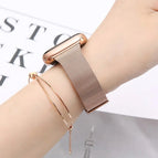 Milanese Loop Strap for Apple Watch Band 49mm 45mm 41mm 44mm 40mm 42/38mm Stainless Steel Metal IWatch Series 8 7 6 SE 5 4 ultra