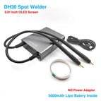 MinderRC DH30 OLED Screen Portable Spot Welder For Max 0.15mm Nickel Strip Spot Welding Machine 18650 21700 5000mAh Lipo Include