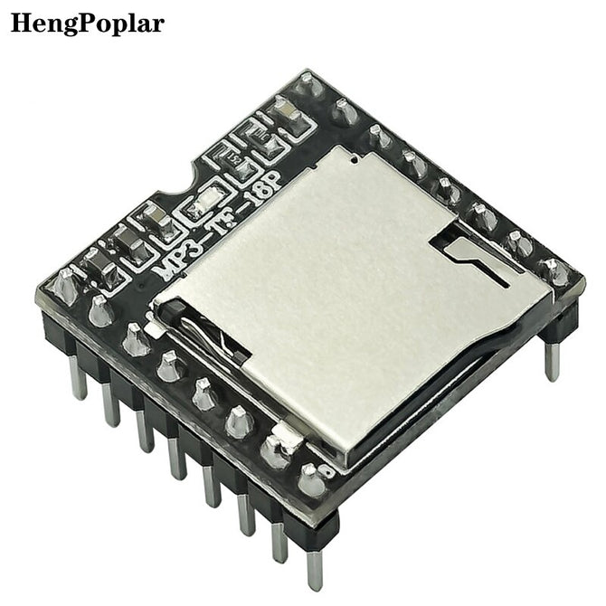Mini MP3 Player Module TF Card U Disk Mini MP3 Player Audio Voice Module Board For Arduino UNO DF Play MP3-TF-16P Wholesale