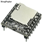 Mini MP3 Player Module TF Card U Disk Mini MP3 Player Audio Voice Module Board For Arduino UNO DF Play MP3-TF-16P Wholesale