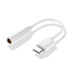 Mini Type-C to 3.5MM Headphone Adapter for Huawei/ Google/ Samsung Phone Tablet Type C 3.5MM Jack Earphone Cable Adapter