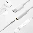Mini Type-C to 3.5MM Headphone Adapter for Huawei/ Google/ Samsung Phone Tablet Type C 3.5MM Jack Earphone Cable Adapter