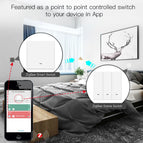Moes Tuya ZigBee Light Switch with Transmitter Kit No Neutral Wire No Capacitor Required works with Alexa Google Home Smart Life