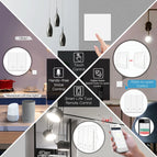 Moes Tuya ZigBee Light Switch with Transmitter Kit No Neutral Wire No Capacitor Required works with Alexa Google Home Smart Life