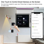 MoesHouse Tuya Smart Home Multi-functional Touch Screen Control Panel 4-inch in-wall  Central Control for Intelligent Scenes