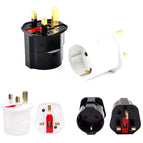 Multifunctional EU Euro European to UK Plugs Adapter Power Converter Plugs 2 Pin Socket Travel 250V 13A Fused Universal Adaptor