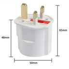 Multifunctional EU Euro European to UK Plugs Adapter Power Converter Plugs 2 Pin Socket Travel 250V 13A Fused Universal Adaptor