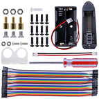 N20 Gear Motor 4WD Smart Robot Car Kit Bluetooth-compatible Control with 4-digit Display Ultrasonic Module /Tutorial for Arduino