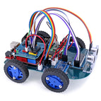 N20 Gear Motor 4WD Smart Robot Car Kit Bluetooth-compatible Control with 4-digit Display Ultrasonic Module /Tutorial for Arduino