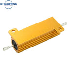NEW 50W 100W Aluminum Power Metal Shell Case Wirewound Resistor 0.02 0.4 1.6 2.4 3.9 11 32 90 360 5.1K 5.6K 8.2K 33K 39K 47K Ohm