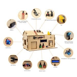 NEW!! LAFVIN Smart Home House Kit / Learning Programming Kits with Uno R3 Board for Arduino DIY STEM with CD Tutorial