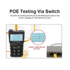 NF-8209 LCD Display Lan Cable POE Wire Checker Cat5 Cat6 Network Scan Test Tool for STP UTP cable Networking Tools Cat5 Cat6
