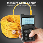 NF-8209 LCD Display Lan Cable POE Wire Checker Cat5 Cat6 Network Scan Test Tool for STP UTP cable Networking Tools Cat5 Cat6
