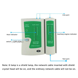 Network Cable Tester RJ45 RJ11 UTP LAN Cable Tester Detector Remote Test Tools Networking Line Finder Wire Tracker