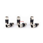 New 10 Pieces  RG6 F Type Compression Connector High Quality Snap Seal Plug For Sky Satellite Virgin Cable
