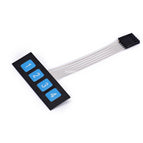 New 4 12 16 Key 4*4 Membrane Switch Keypad 1x4 3x4 4x4 Matrix Array Matrix keyboard for smart car