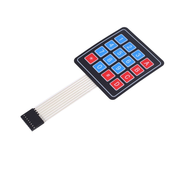 New 4 12 16 Key 4*4 Membrane Switch Keypad 1x4 3x4 4x4 Matrix Array Matrix keyboard for smart car