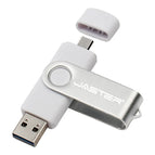 New Usb Flash Drive 128gb 64gb Memory Stick 8gb 4gb For Phone Pendrive 16gb Metal U Disk OTG Pen Drive 32gb Wholesale Free Logo