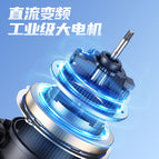 Industrial electric fan High wind DC variable frequency floor fan Cylinder ventilation exhaust fan Commercial factory Mobile post