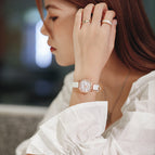GUOU 2021 New Arrive fashion Women Watches quartz movement wristwatch Top luxury female Wrist Watch Girl Leather Watch
