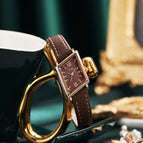GEDI 51077 women watch New Niche Diamond Retro Watch Small School Students Waterproof Women's Watch Quartz Watch