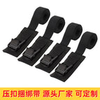 Kayak Canoe Surfboard Zinc Alloy Black Electrophoretic Buckle Cargo Strap Non-slip Cargo Heavy Duty Strap