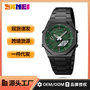时刻美SKMEI跨境爆款男士手表时尚运动个性多面石英表腕表手表