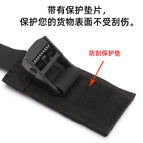 Kayak Canoe Surfboard Zinc Alloy Black Electrophoretic Buckle Cargo Strap Non-slip Cargo Heavy Duty Strap