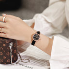 GUOU 2021 New Arrive fashion Women Watches quartz movement wristwatch Top luxury female Wrist Watch Girl Leather Watch