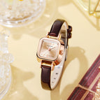 Tik Tok Live Stream Women's Watch Fashion Small Square Watch Quartz Watch Female Small Sugar Cube TikTok Live Stream Women's Watch Fashion Small Square Watch Quartz leather elegant lady Watch Female Small Sugar Cube PD682