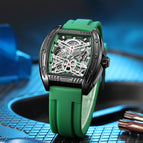 Megir 8601G Men's watch Sports Mechanical Movement Watch Silicone Hot Luminous Waterproof Multifunctional men's causal watch