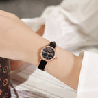 GUOU 2021 New Arrive fashion Women Watches quartz movement wristwatch Top luxury female Wrist Watch Girl Leather Watch