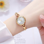 GEDI 1156 Women watch Niche Alloy Watch Simple Temperament round Dial Watch Waterproof Quartz Ladies Bracelet Watch