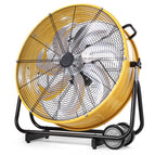 Industrial electric fan High wind DC variable frequency floor fan Cylinder ventilation exhaust fan Commercial factory Mobile post