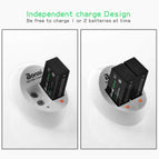 9V battery charger 2-slot smart NiMH lithium battery charger rechargeable battery spot wholesale