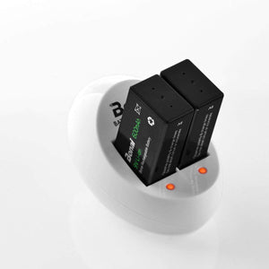 9V battery charger 2-slot smart NiMH lithium battery charger rechargeable battery spot wholesale