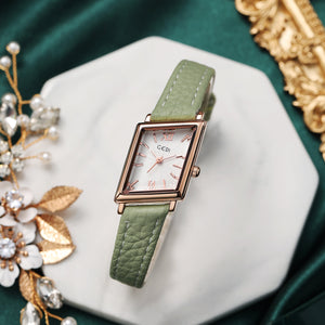 GEDI 51077 women watch New Niche Diamond Retro Watch Small School Students Waterproof Women's Watch Quartz Watch