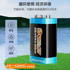 Pinsheng 9V rechargeable battery set 6F22 multimeter 9V square battery microphone guitar detector