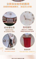 2021 Fashion New Style Diamond  Waterproof Women's Watch Casual Watch with Box Gifts for Women Quartz Watches leather